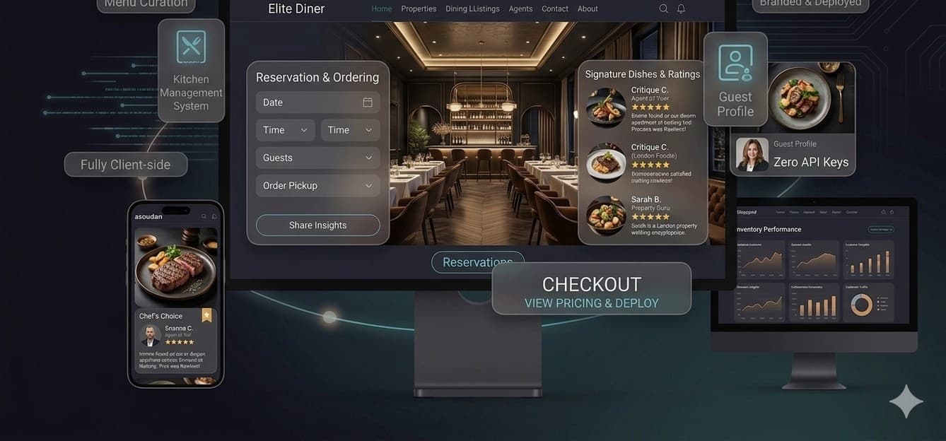 Restaurant — Restaurants template preview